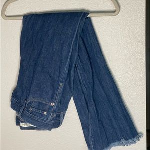 Straight Leg Denim Jeans